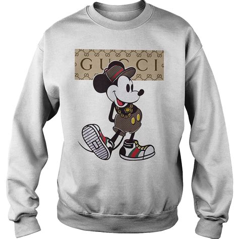 mickey gucci sweatshirt|gucci mickey mouse shoulder bag.